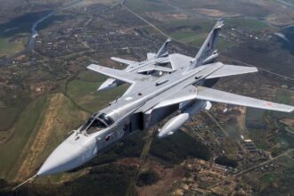 Air To Air With 2 Russian Air Force Sukhoi Su 24m