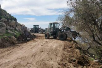 Εργασίες στην Ψέριμο από τη ΜΟΜΚΑ