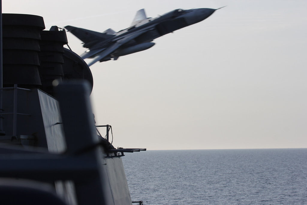Russia: We are ready to strike foreign warships
