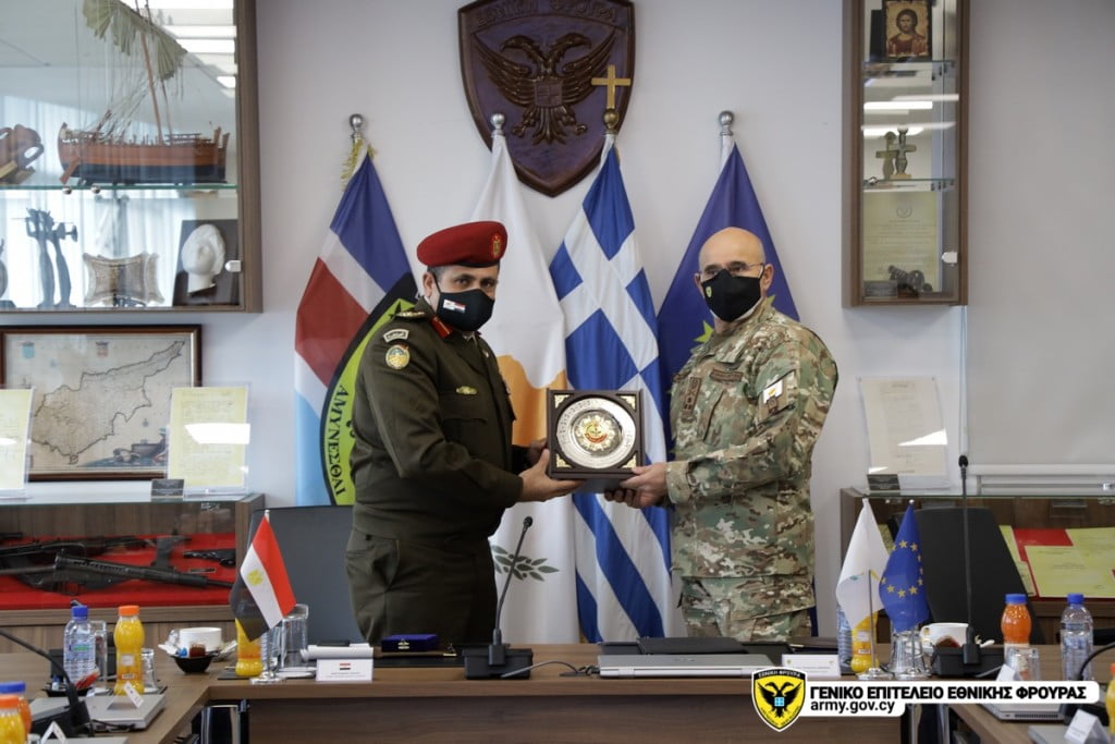 Αντιπροσωπεία της Σχολής Εθνικής Άμυνας της Αιγύπτου επισκέπτεται αυτην την στιγμή την Κύπρο