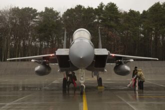 Εικόνες με τη δράση των F-15C της USAF στην Πολωνία