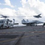 Μήνυμα ισχύος: H ομάδα κρούσης του USS Abraham Lincoln επιχειρεί ανοιχτά της κορεατικής χερσονήσου