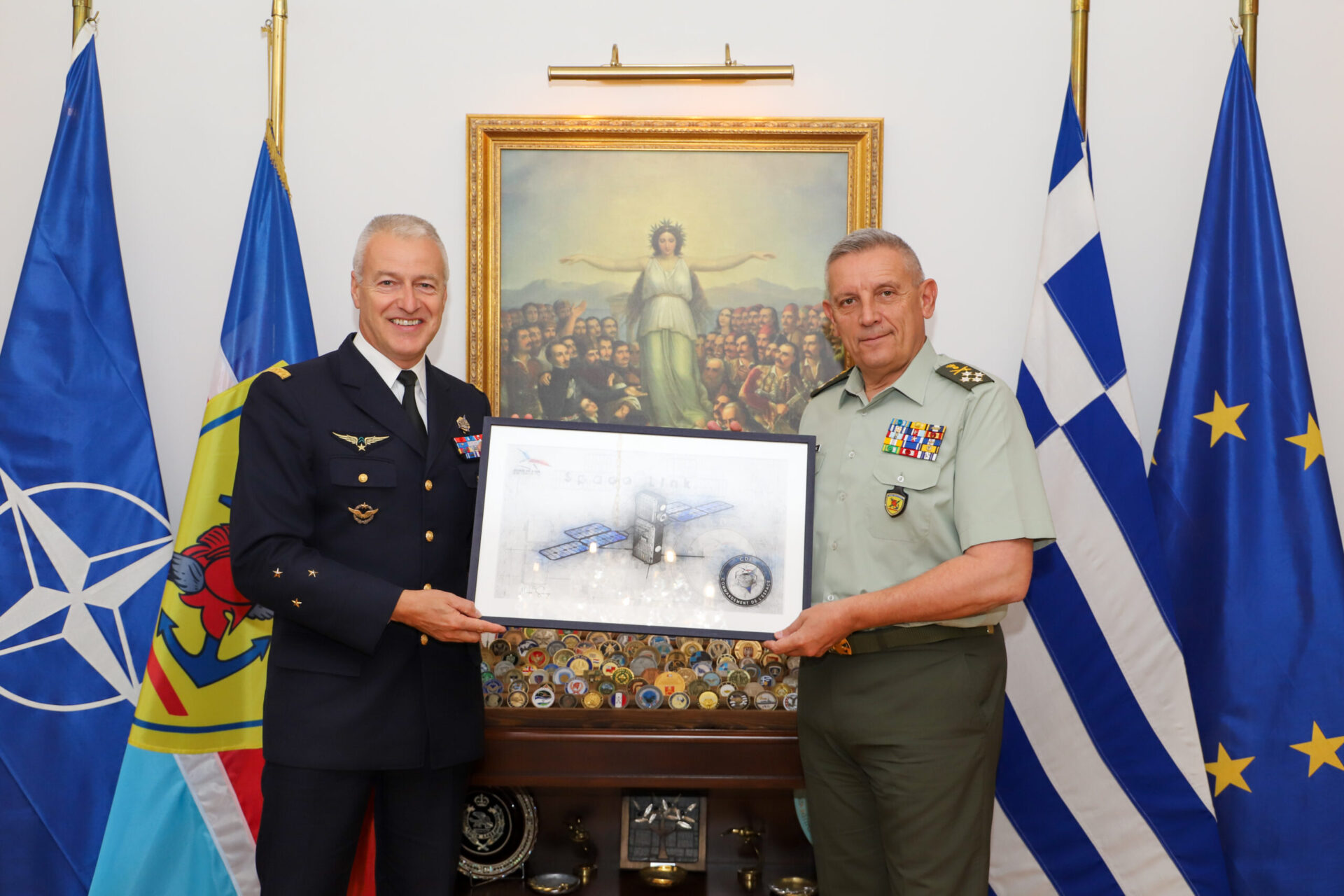 Ενίσχυση της Ελληνο-γαλλικής στρατιωτικής συνεργασίας και στο Διάστημα - NEMESIS HD