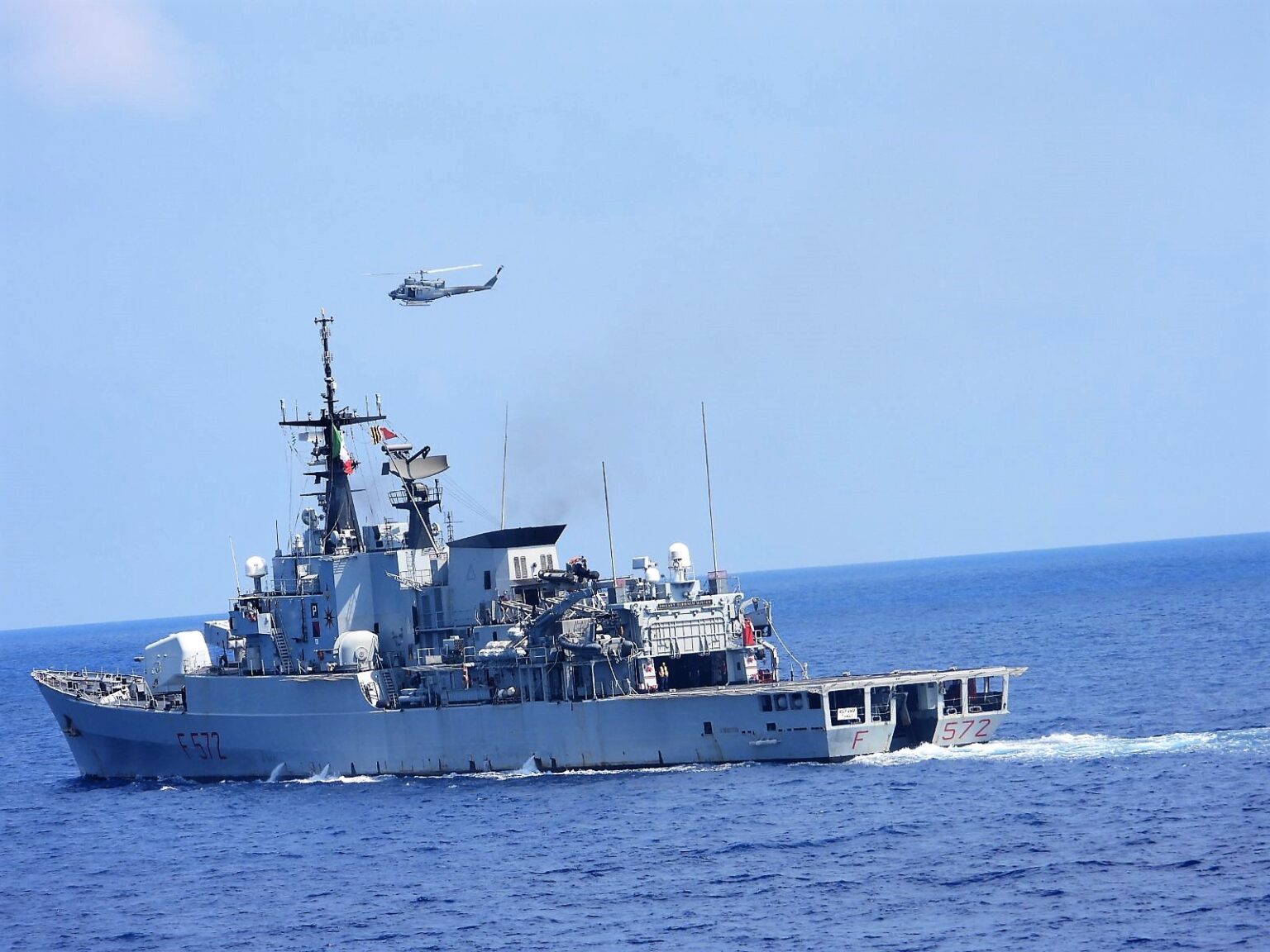 Η Ιταλική Φρεγάτα ITS Libeccio νοτιοδυτικά της Κρήτης - NEMESISHD