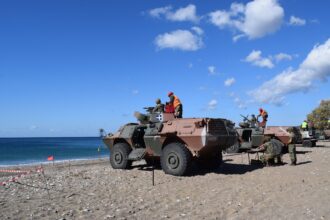 Τα M1117 έφτασαν στην ΑΣΔΕΝ και έκαναν αισθητή την παρουσία τους