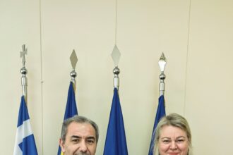 Συνάντηση του Γενικού Διευθυντή ΓΔΠΕΑΔΣ Δρ. Κωνσταντίνου Μπαλωμένου με την Πρέσβη της Λιθουανίας - NEMESIS HD