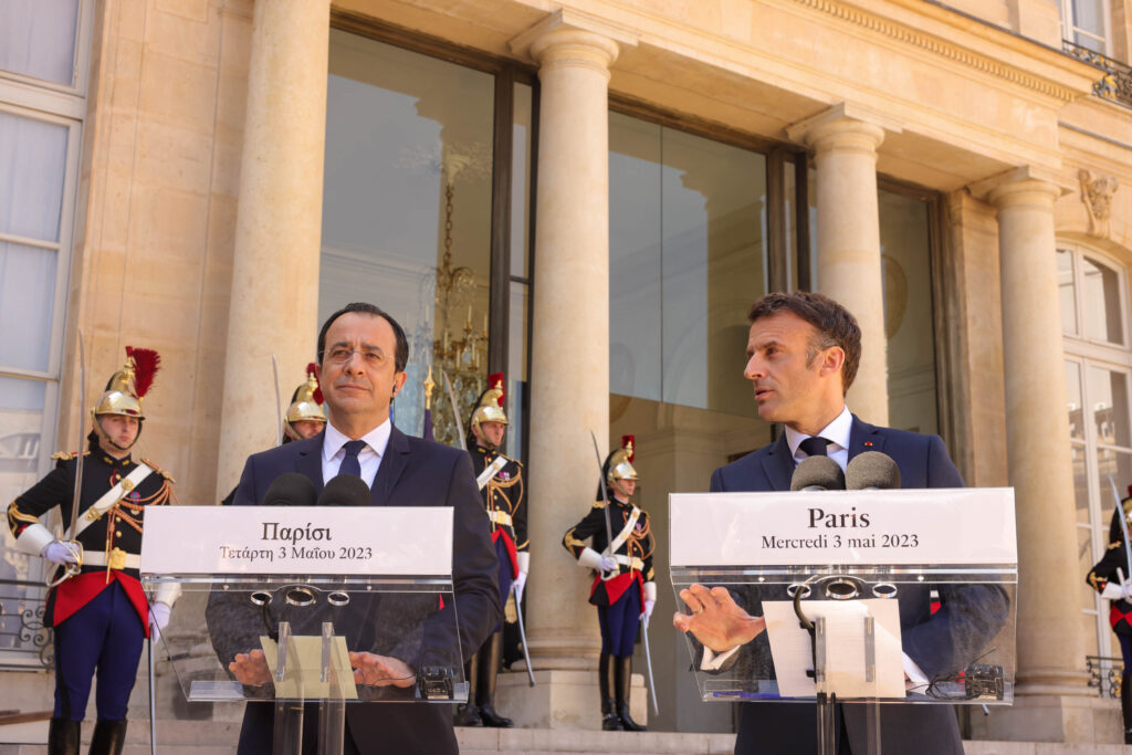 Μακρόν προς Κύπρο: «Έχετε την στρατιωτική στήριξη μας όποτε χρειαστεί»