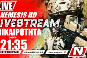 LIVE NEMESIS HD 21:35 - Επικαιρότητα, Εξοπλισμοί, Πόλεμος Ουκρανίας- Ρωσίας, USV και Συζήτηση