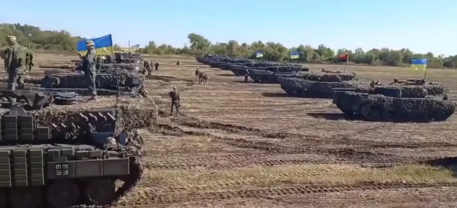 Leopard 2 σε Ουκρανία: Ουκρανικό βίντεο με 30 Leo2 διαψεύδει τους Ρώσους για τις απώλειες