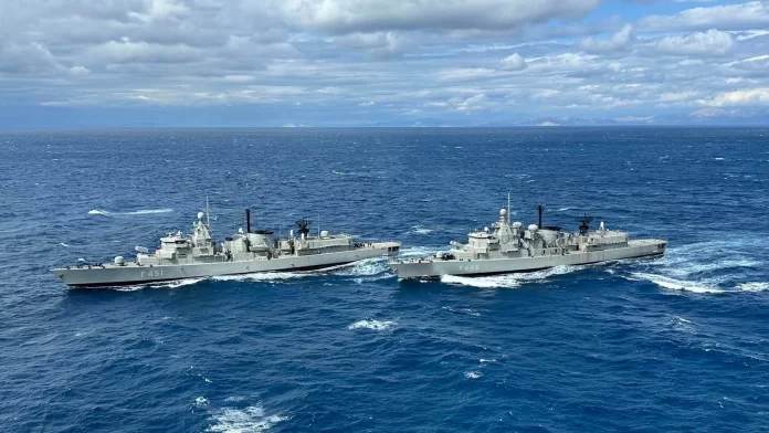 «Λόγχη 2/24»: Φρεγάτες, ΤΠΚ, ελικόπτερα του Πολεμικού Ναυτικού σε άσκηση - NEMESIS HD