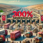 Οργή στην Τουρκία μετά την αύξηση 300% στους δασμούς από την νέα Συρία