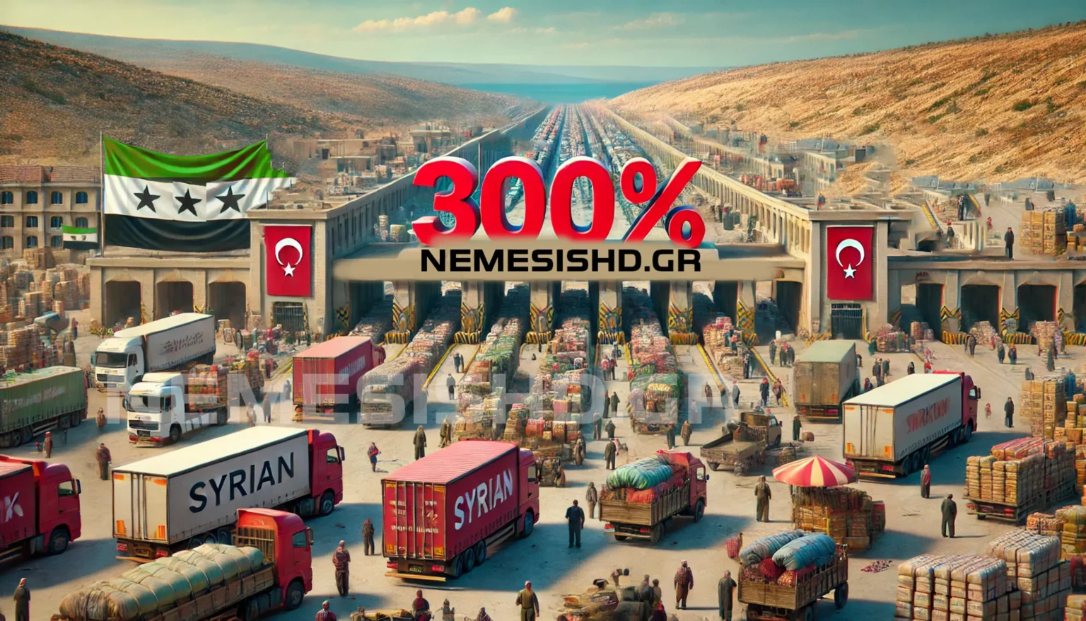 Οργή στην Τουρκία μετά την αύξηση 300% στους δασμούς από την νέα Συρία