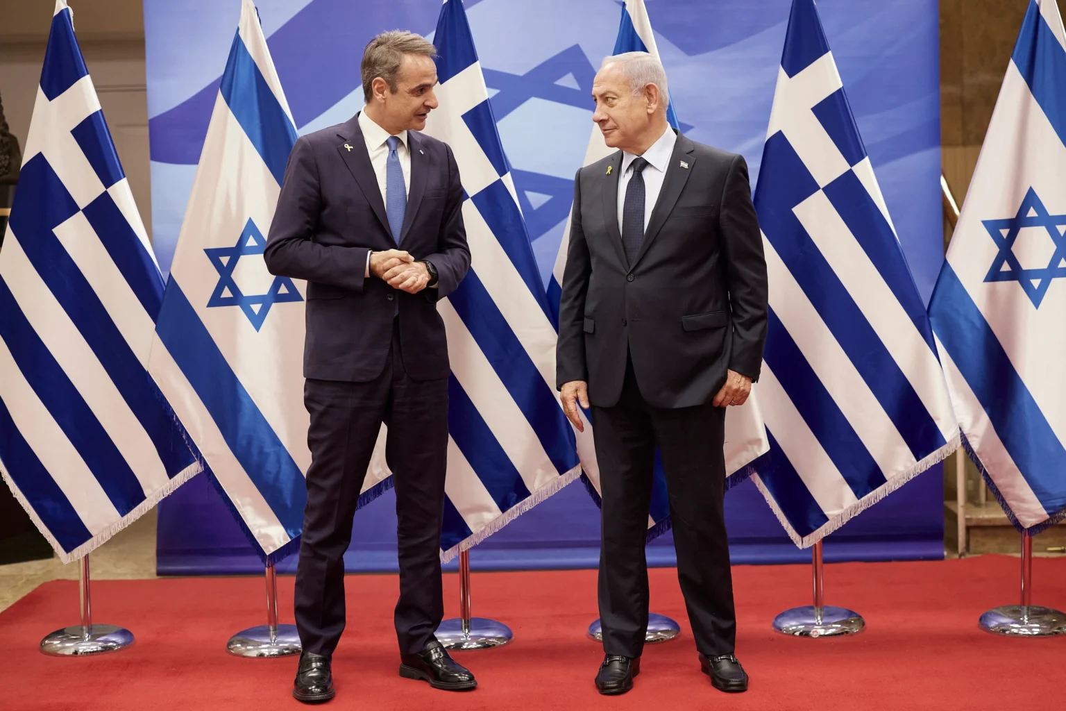 Συνάντηση Μητσοτάκη-Νετανιάχου: Εμβάθυνση της συνεργασίας, ιδιαίτερα στον τομέα της άμυνας μεταξύ Ισραήλ-Ελλάδας