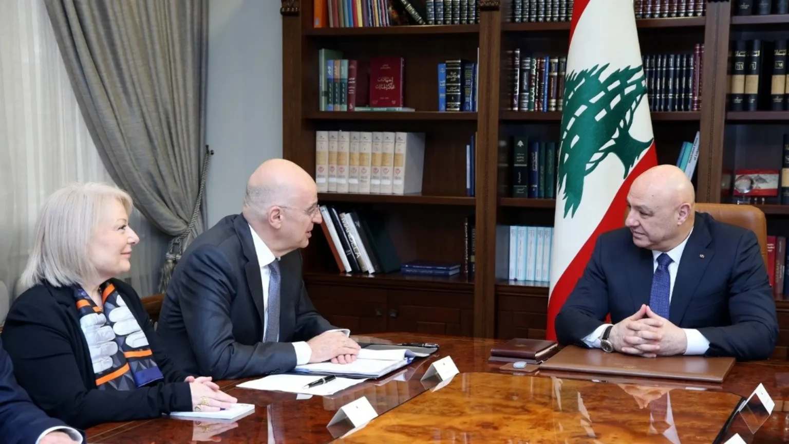 Δένδιας στον Λίβανο: Ελληνική στρατιωτική στήριξη – «Δεύτερη πατρίδα» χαρακτήρισε την Ελλάδα ο Λιβανέζος ΥΠΑΜ