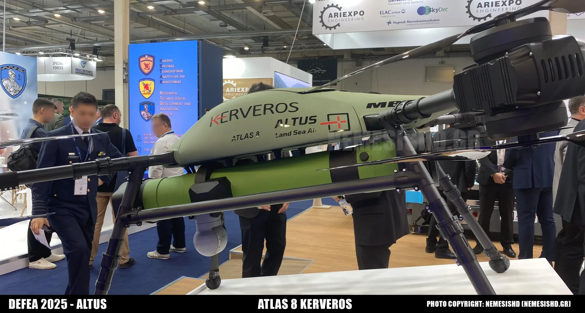Atlas-8H/«Kerverus»: Το καινοτόμο UAV της ελληνικής Altus LSA που φέρει και AKERON MP