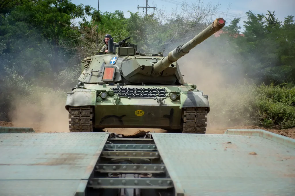 Άρμα μάχης Leopard 1A5 του Ελληνικού Στρατού