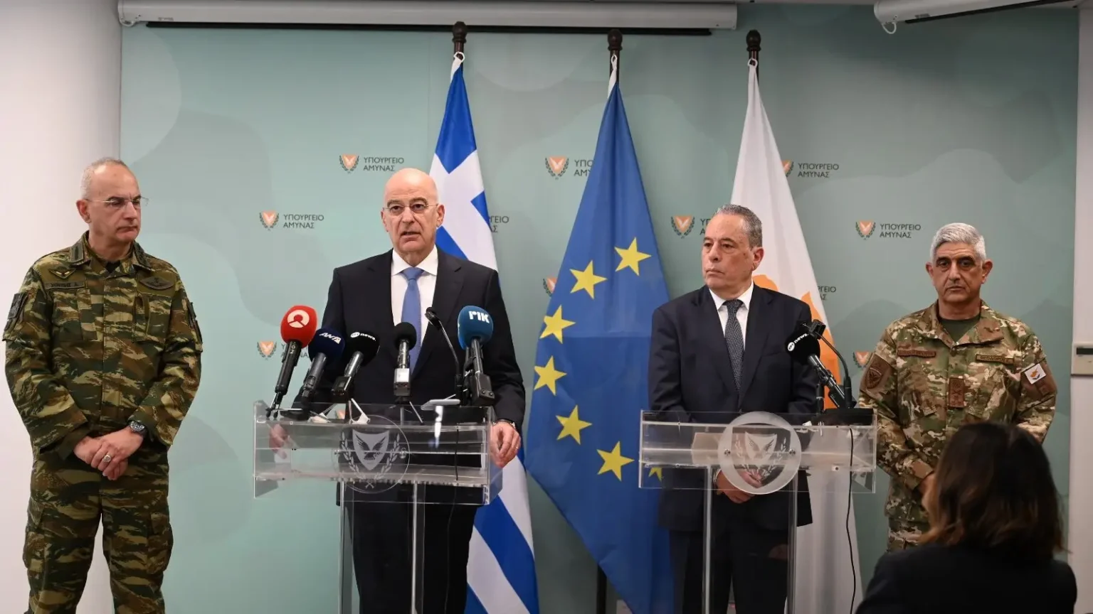 Μήνυμα Δένδια από Κύπρο: «Για την Ελλάδα, η Κύπρος δεν κείται μακράν αλλά πλησίον» - Αμερικανικό αίτημα