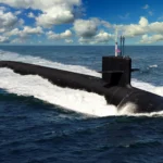 Το πυρηνοκίνητο υποβρύχιο βαλλιστικών πυραύλων (SSBN) κλάσης Columbia σε επιχειρησιακή πλεύση.