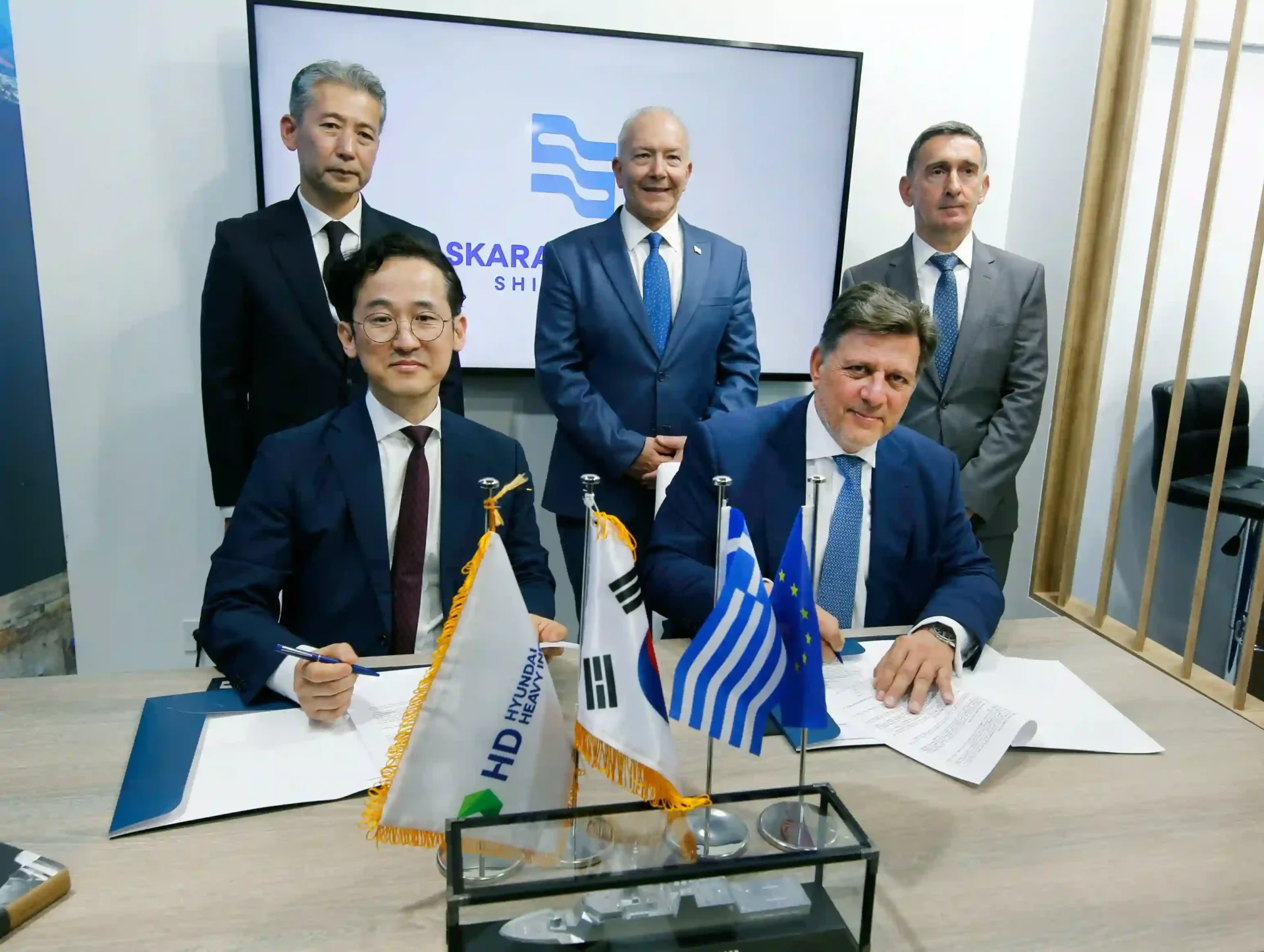 Ελληνοκορεάτικη «βόμβα μεγατόνων» με την συμφωνία Σκαραμγκά και Hyundai Heavy Industries