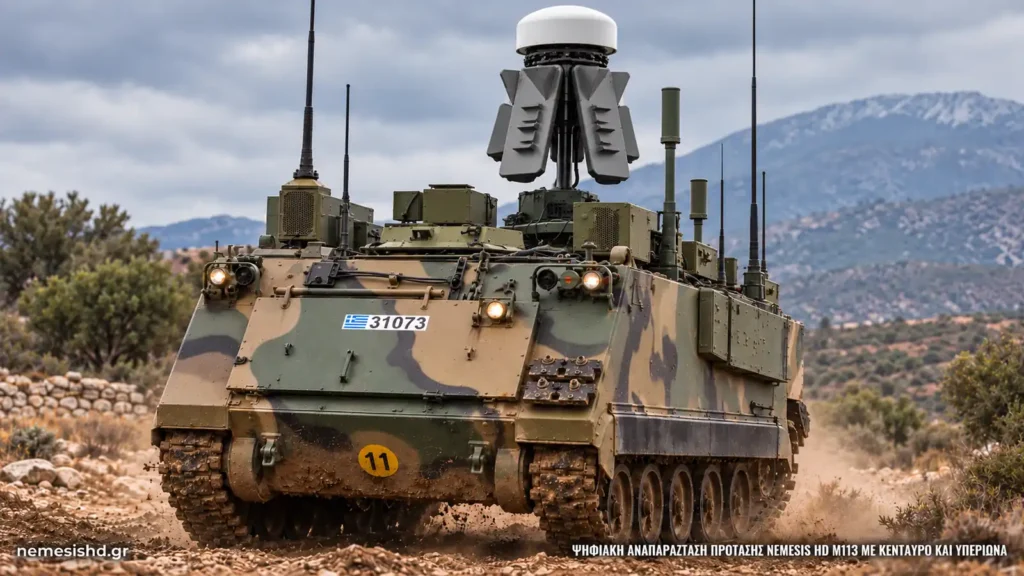 Ελληνικό M113 ηλεκτρονικού πολέμου με συστήματα Κένταυρος και Υπερίων