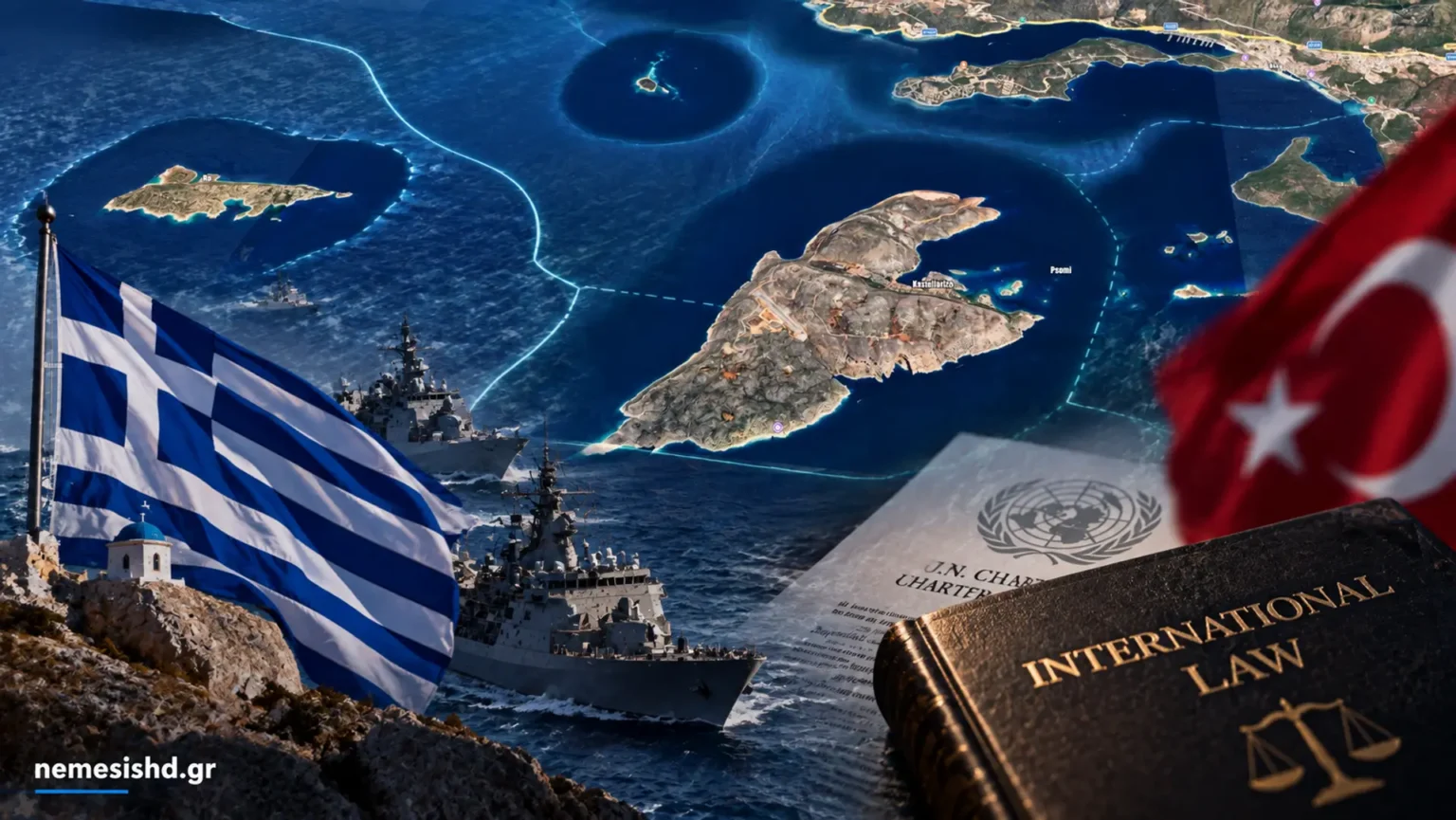 Καστελλόριζο και αποστρατιωτικοποίηση: Τι πραγματικά λέει το διεθνές δίκαιο και πού αμφισβητείται η τουρκική θέση
