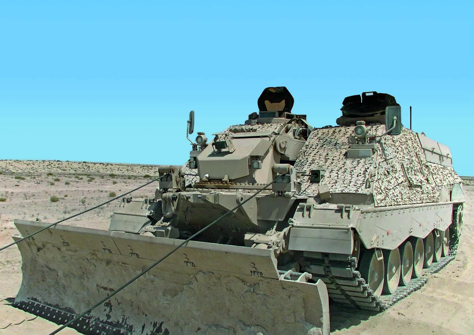 Το AEV 3 Kodiak με τα δύο βαρούλκα σε λειτουργία