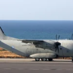 Μεταγωγικό αεροσκάφος C-27J Spartan της Πολεμικής Αεροπορίας στο αεροδρόμιο Ηρακλείου