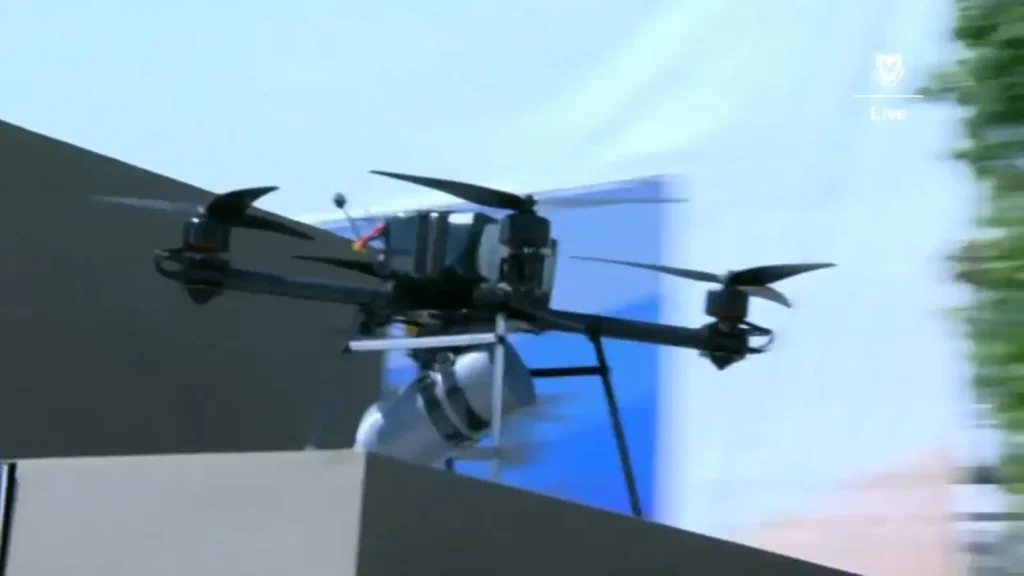 FPV drone της Εθνικής Φρουράς που παρουσιάστηκε στην παρέλαση της Κύπρου την 1η Οκτωβρίου 2026