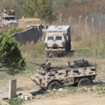 Τεθωρακισμένα οχήματα του Λιβανικού Στρατού σε πεδίο άσκησης