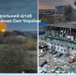 Φωτιά σε βιομηχανική περιοχή και κατεστραμμένο κτίριο εργοστασίου με μαύρο καπνό