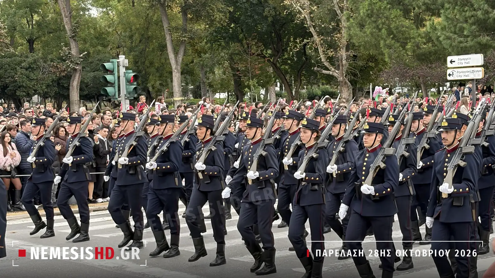 Οι Ευέλπιδες παρελαύνουν στη Θεσσαλονίκη