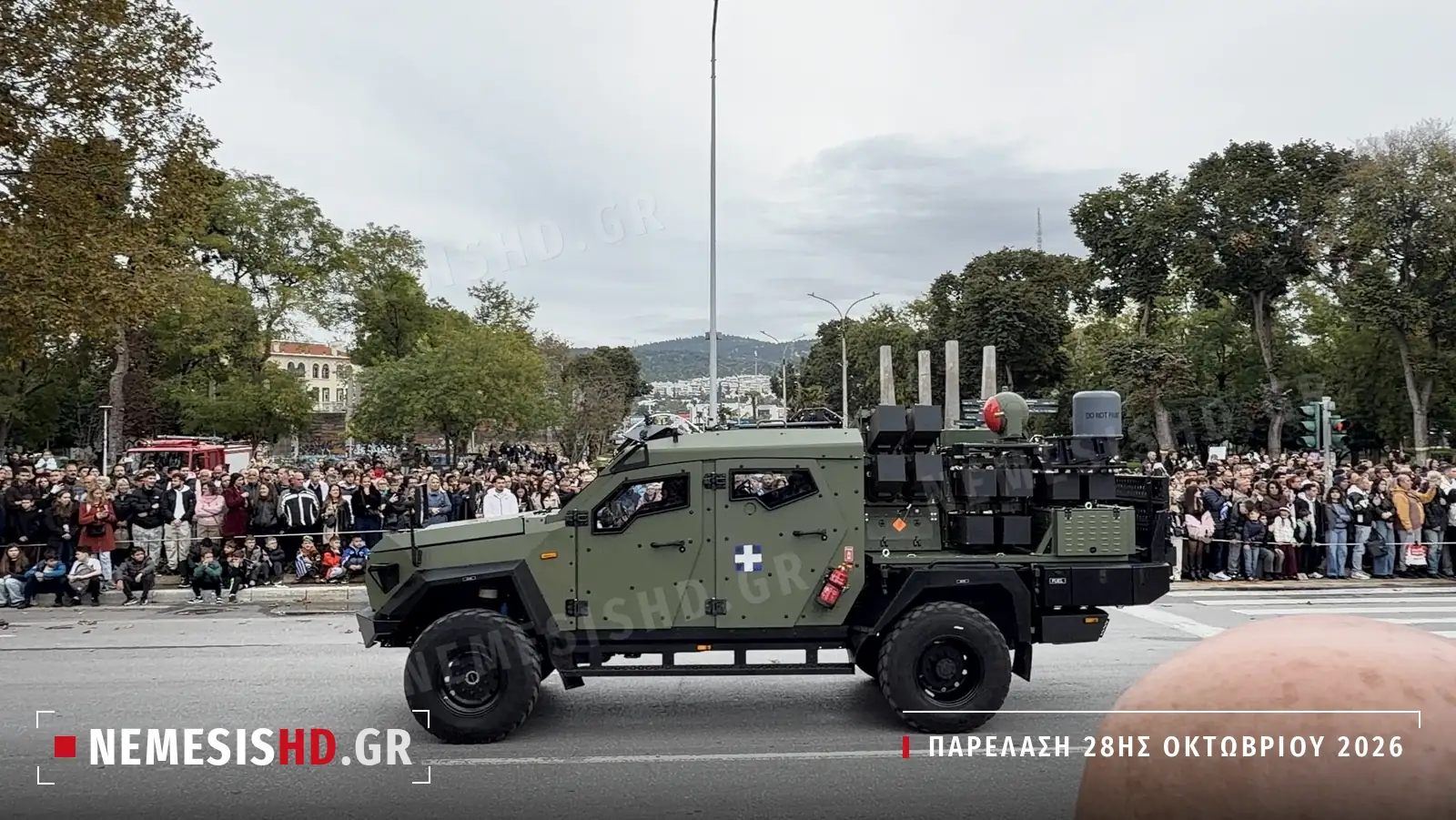 Θωρακισμένο όχημα 4x4 με εκτοξευτή Spike NLOS