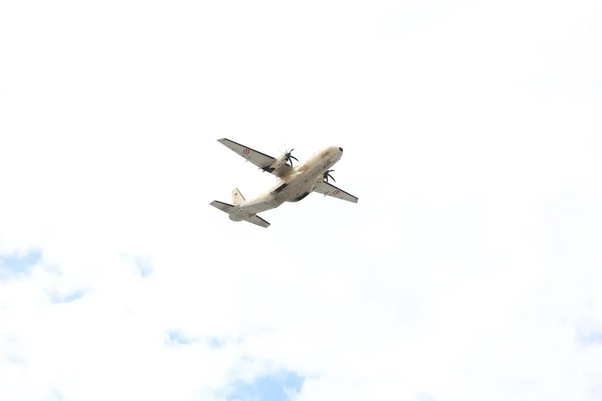 Egyptian military transport aircraft
