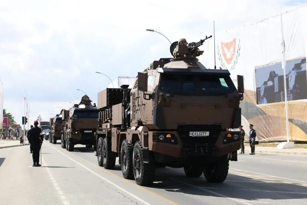 TAMNAVA MLRS στην παρέλαση της Κυπριακής Δημοκρατίας