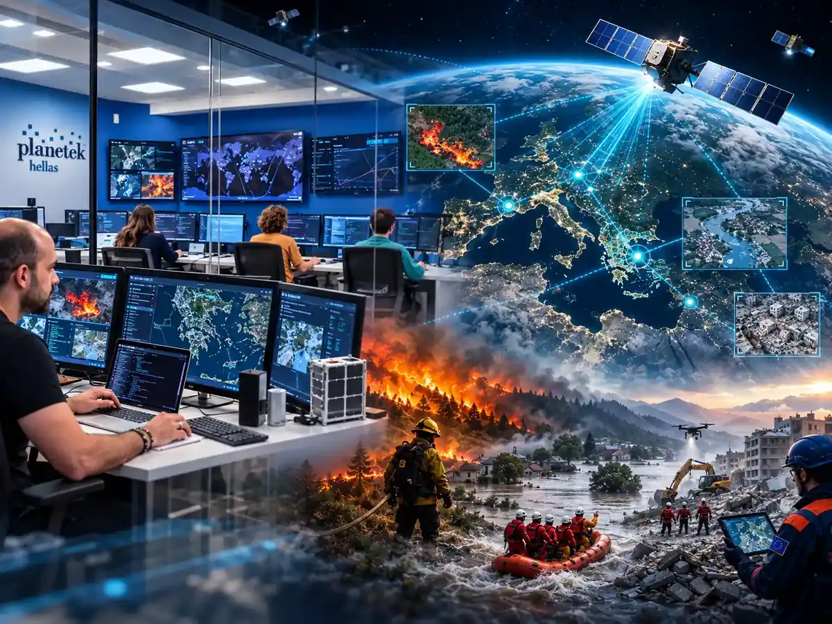 Planetek Hellas – Δορυφόροι και Κόμβος Διαστημικής Ανθεκτικότητας της ESA για την Ελλάδα
