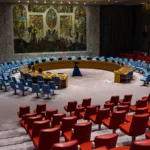 Η αίθουσα του Συμβουλίου Ασφαλείας του ΟΗΕ στη Νέα Υόρκη