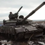 Ουκρανικό άρμα μάχης T-64BV σε εκπαίδευση